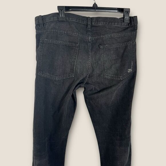 Black distressed pants size 32 by the KOOPLES, Ret. $195 - Picture 6 of 7